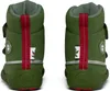 The back view of two green children's boots. Produktbild-Vorschau