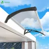 VOUNOT® Vordach für Haustür, 120 x 80 cm Transparentes Produktbild-Vorschau 7