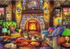 Rompecabezas de montaña con temática de aventuras: Cabaña y Vista previa de la imagen del producto 3