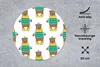 MuchoWow® Mauspad Mousepad Plüschtier - Bär - Muster 20x20 Produktbild-Vorschau 2