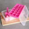 Forma do kostek lodu z pojemnikiem i łyżką - łatwe usuwanie Podgląd zdjęcia produktu 2