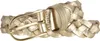 Vanzetti Leder Gürtel Braided Women's Belt W90 Gold Produktbild-Vorschau 4