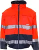 Planam Warnschutz Comfortjacke 2046 Gr. 5XL orange/marine Produktbild-Vorschau 4