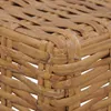 Couchtisch 47x47x28 cm Rattan Natur Produktbild-Vorschau 3