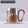 Trendation - Ramen Roter Panda Edelstahl Tasse Karabiner Produktbild-Vorschau 2