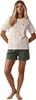 Damen Pyjama Atlantic 100% Baumwolle lockeres Design Produktbild-Vorschau 1