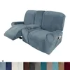 8-teiliger Stretch Samt Hussen Recliner Sofabezug mit Produktbild-Vorschau 10