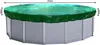 A round pool cover on top of an above-ground pool. Produktbild-Vorschau