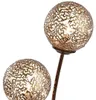 Stehlampe - Goldgelb - Braun - Stahl - 6-flammig - H 181 cm Produktbild-Vorschau 10