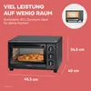 Severin TO 2078, 20 l, Schwarz, Freistehend, Drehregler, Produktbild-Vorschau 5
