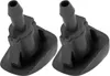 2pcs gicleur de pare-brise avant ABS noir haute résistance Voir les images du produit 1