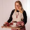 Clayre & Eef soepkom, 500 ml, beige, bruin, porselein, met Productafbeelding-voorbeeld 4