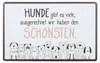 GILDE Schild, rechteckig, "Hundebande", Spruch, Metall, Produktbild-Vorschau 4