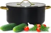 Garnek aluminiowy z pokrywką granitowy HANYS 9,5L NON-STICK Podgląd zdjęcia produktu 1