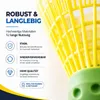 5x Speedbadminton Federbälle gelb - Badmintonbälle, extra Produktbild-Vorschau 8