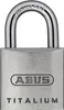 Abus 64ti/20 Titalium Vorhangschloss Silber  Silber One Produktbild-Vorschau 4