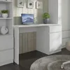 Bureau MAJA, 130 cm, wit, mat. Geschikt als make-up tafel, Productafbeelding-voorbeeld 5