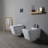 Coppia di sanitari sospesi in Vetroceramica rimless | Rock Anteprima dell’immagine prodotto 2