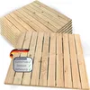 Holzfliese Kiefernholz 95x95cm - Fliese Geriffelt | Produktbild-Vorschau 1