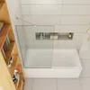 AICA Badewannenaufsatz 70x140cm 6mm NANO ESG-glas mit 45cm Produktbild-Vorschau 2