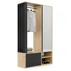 Armoire Milo avec miroir, étagères et tringle à vêtements, Voir les images du produit 11