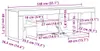 vidaXL TV-Schrank mit LED-Beleuchtung Schwarz 140x36,5x40 Produktbild-Vorschau 5