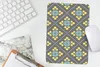 MuchoWow® Mauspad Mousepad Design - Kariert - Blumen - Grau Produktbild-Vorschau 6