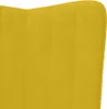 vidaXL Poltrona relax in velluto giallo senape Anteprima dell’immagine prodotto 6