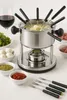 Fondue - Set aus Edelstahl 10 - tlg. Maße: Durchm. 16 x 30 Produktbild-Vorschau 7