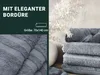 5er Set Duschtücher, 70x140 cm, 100% Baumwolle, grau Produktbild-Vorschau 5