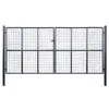 vidaXL Siatkowa brama ogrodowa Ocynkowana stal 400 x 200 cm Podgląd zdjęcia produktu 7