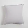 Graue Baumwoll-Musselin Kissenbezug 40x40 für Bettwäsche Produktbild-Vorschau 2