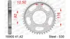 AFAM Kettenrad 16900-42 radseitig Hinten für KAWASAKI Produktbild-Vorschau 1