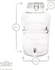 1x 8.7L Getränkespender aus Glas mit Tap - Groß Küche Party Produktbild-Vorschau 3