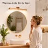 Moderne LED Wandleuchte Holzoptik 2er Set, kabellos, 4000K Produktbild-Vorschau 7