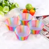 100 bunte Cupcake-Förmchen, Papierbackförmchen für Produktbild-Vorschau 3