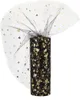 tüllstoff tüllband tüllrolle glitzertüll schwarz gold silvester zum basteln band kostüm tüllrock tütü karneval weihnachten Produktbild-Vorschau