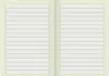 An open notebook with lined pages. Podgląd zdjęcia produktu