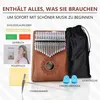 Fingerpiano Kalimba 17 Tasten, Kompaktes Holzinstrument mit Produktbild-Vorschau 2