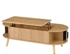A light brown wooden coffee table with a lift-top mechanism and hidden storage. Podgląd zdjęcia produktu