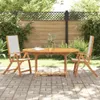 vidaXL Sedie da giardino 2 pz. Pieghevoli in legno Anteprima dell’immagine prodotto 9
