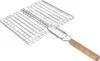 Verschließbarer Doppelgrill mit Holzgriff für einfaches Produktbild-Vorschau 9