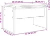 vidaXL Banc d'entrée avec coussin, chêne Sonoma, 63 x 38 x Voir les images du produit 7