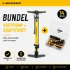 Dunlop Fietspomp met Drukmeter en Ventiel Adapter Set - Productafbeelding-voorbeeld 8