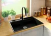 PRIMAGRAN Spülbecken Schwarz 78x53cm, Granitspüle 1 Becken Produktbild-Vorschau 7