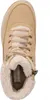 A top-down view of a brown Skechers boot with beige fur lining. Voir les images du produit