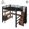Letto a castello Merax, letto a soppalco 140x200 cm, letto Anteprima dell’immagine prodotto 5