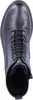 A top-down view of a black leather boot. Produktbild-Vorschau