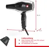 A product image of a black hairdryer with dimensions and delivery contents listed. Anteprima dell’immagine prodotto