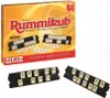The image shows the Rummikub Wort board game box and some of its components, including letter tiles on racks. Náhľad obrázku produktu